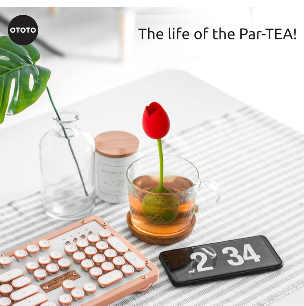 OTOTO Cute Tea Infuser - Loose Leaf Tea Steeper, Tea Accessories, Tea Diffusers, - Picture 3 of 6